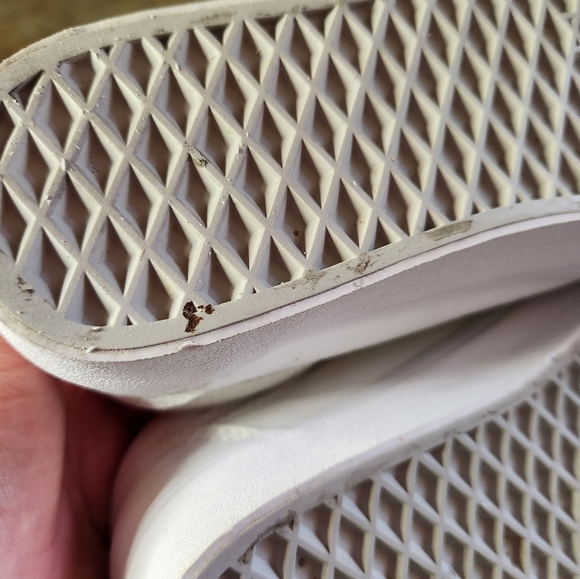 Vans Of The Wall Old Skool Canvas Style White Size 8.5 Women's and 7 Mens - Picture 6 of 9